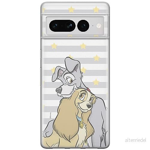 ERT GROUP mobiltelefonfodral för Google PIXEL 7 PRO originalt och officiellt licensierat Disney mönster Lady and the Tramp 001 anpassad till formen på mobiltelefonen, fodral tillverkad av TPU plast 5905795181253