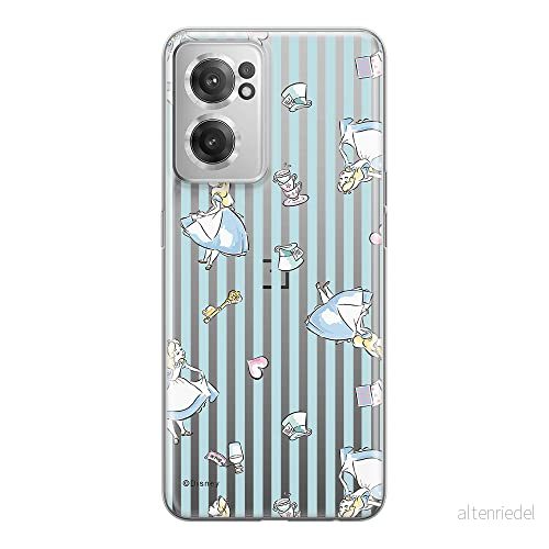 ERT GROUP mobiltelefonfodral för Oneplus NORD CE 2 originalt och officiellt licensierat Disney mönster Alice 001 optimalt anpassad till formen på mobiltelefonen, gedeeltelijk transparant 5905511282295