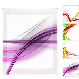 Blindecor W V 04485 genomskinlig rullgardin med digitalt tryck flerfärgad 130 x 180 cm 8434363015845