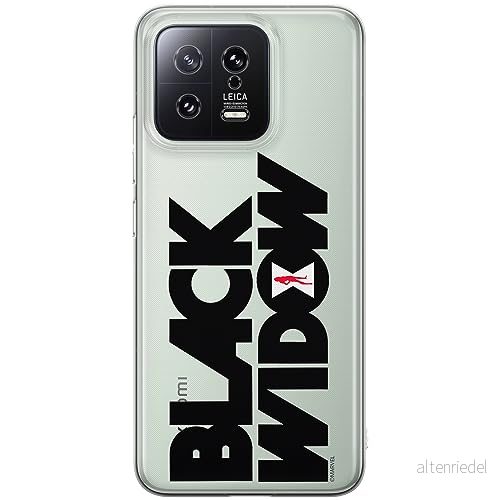 ERT GROUP mobiltelefonfodral för Xiaomi 13 originalt och officiellt licensierat Marvel mönster Black Widow 011 optimalt anpassad till formen på mobiltelefonen, gedeeltelijk transparant 5905511898519