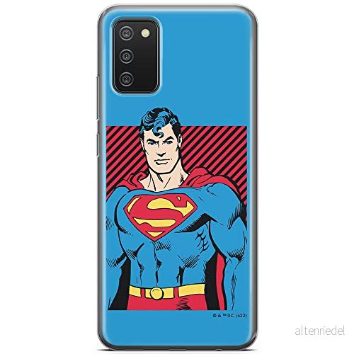 ERT GROUP mobiltelefonfodral för Samsung A02S originalt och officiellt licensierat DC mönster Superman 029 optimalt anpassad till formen på mobiltelefonen, fodral tillverkad av TPU plast 5905131569325