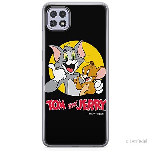 ERT GROUP mobiltelefonfodral för Samsung A22 5G originalt och officiellt licensierat Tom and Jerry mönster 013 optimalt anpassad till formen på mobiltelefonen, fodral tillverkad av TPU plast 5904805274886