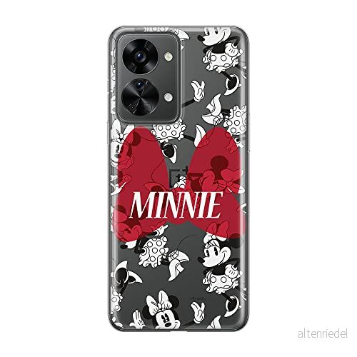 ERT GROUP mobiltelefonfodral för Oneplus NORD 2T 5G originalt och officiellt licensierat Disney mönster Minnie 048 optimalt anpassad till formen på mobiltelefonen, gedeeltelijk transparant 5905511264024