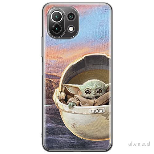 ERT GROUP mobiltelefonfodral för Xiaomi 11 LITE 4G/5G originalt och officiellt licensierat Star Wars mönster Baby Yoda 005, fodral tillverkad av TPU plast 5903932704532