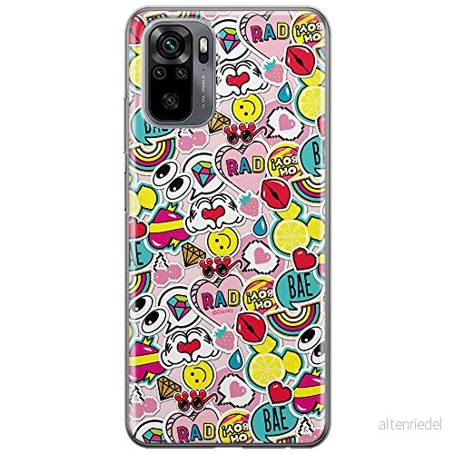 ERT GROUP mobiltelefonfodral för Xiaomi REDMI NOTE 10/ 10S originalt och officiellt licensierat Disney mönster Mickey & Minnie 014, fodral tillverkad av TPU plast 5903537182285