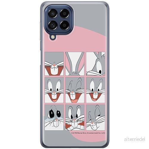 ERT GROUP mobiltelefonfodral för Samsung M33 5G originalt och officiellt licensierat Looney Tunes mönster Bugs 015 optimalt anpassad till formen på mobiltelefonen, fodral tillverkad av TPU plast 5905795078522