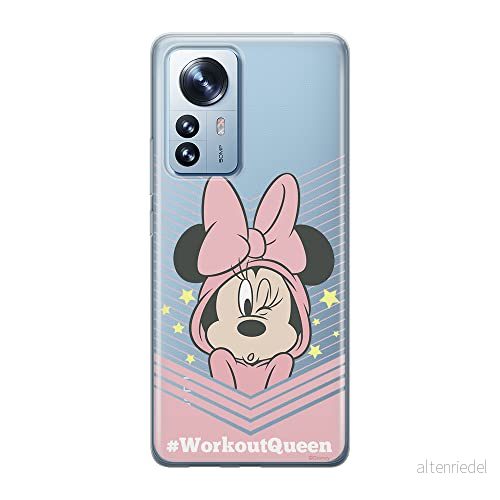 ERT GROUP mobiltelefonfodral för Xiaomi 12 PRO originalt och officiellt licensierat Disney mönster Minnie 053 optimalt anpassad till formen på mobiltelefonen, gedeeltelijk transparant 5905511521516