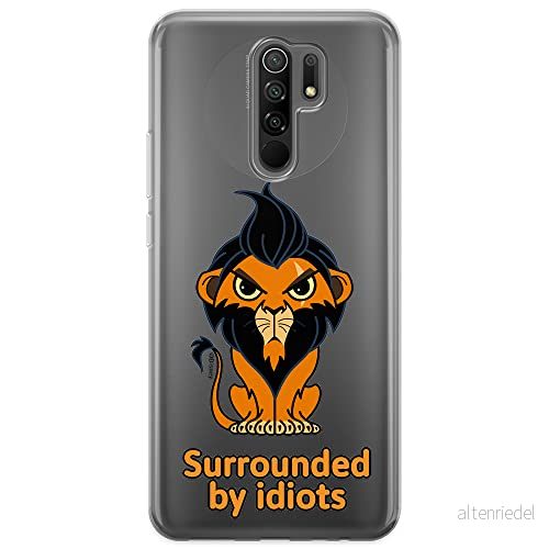 ERT GROUP mobiltelefonfodral för Xiaomi REDMI 9 originalt och officiellt licensierat Disney mönster Scar 001 optimalt anpassad till formen på mobiltelefonen, gedeeltelijk transparant 5905131439154