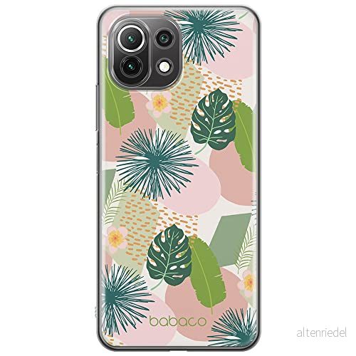 ERT GROUP mobiltelefonfodral för Xiaomi 11 LITE 4G/5G originalt och officiellt licensierat Babaco mönster Plants 012, fodral tillverkad av TPU plast 5903932706369