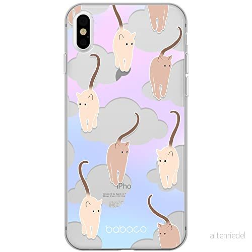 ERT GROUP mobiltelefonfodral för Iphone XS Max originalt och officiellt licensierat Babaco mönster Cats 015 optimalt anpassad till formen på mobiltelefonen, gedeeltelijk transparant 5905131116208