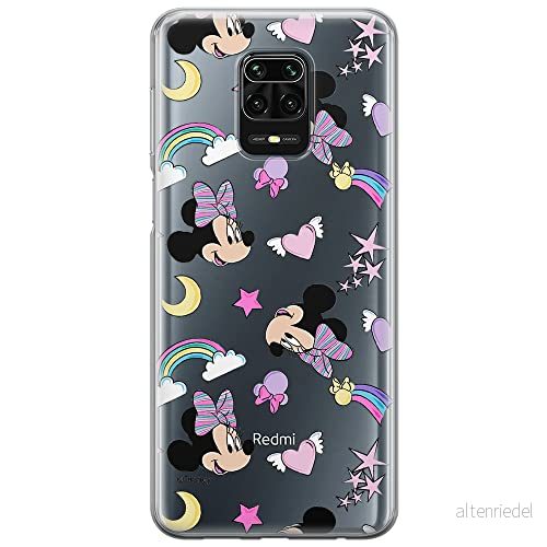ERT GROUP mobiltelefonfodral för Xiaomi REDMI NOTE 9 PRO/ 9S originalt och officiellt licensierat Disney mönster Minnie 031 optimalt anpassad till formen på mobiltelefonen, gedeeltelijk transparant 5903040312575