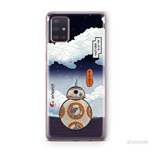 ERT GROUP mobiltelefonfodral för Samsung A51 originalt och officiellt licensierat Star Wars mönster BB 8 011 Vit optimalt anpassad till formen på mobiltelefonen, fodral tillverkad av TPU plast 5903537507088