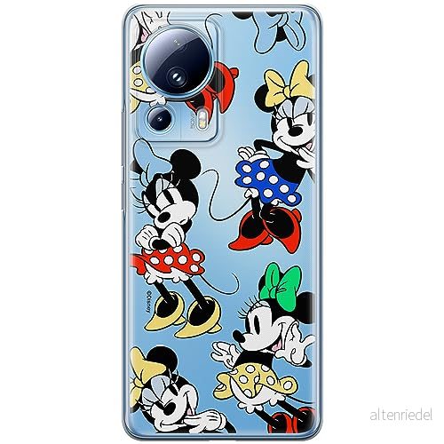 ERT GROUP mobiltelefonfodral för Xiaomi 13 LITE/CIVI 2 originalt och officiellt licensierat Disney mönster Minnie 076 optimalt anpassad till formen på mobiltelefonen, gedeeltelijk transparant 5905795027940