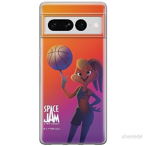 ERT GROUP mobiltelefonfodral för Google PIXEL 7 PRO originalt och officiellt licensierat Looney Tunes mönster Space Jam 011 anpassad till formen på mobiltelefonen, fodral tillverkad av TPU plast 5905795174903