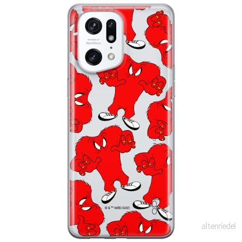 ERT GROUP mobiltelefonfodral för Oppo FIND X5 PRO originalt och officiellt licensierat Looney Tunes mönster Gossamer 001 optimalt anpassad till formen på mobiltelefonen, gedeeltelijk transparant 5905511677091