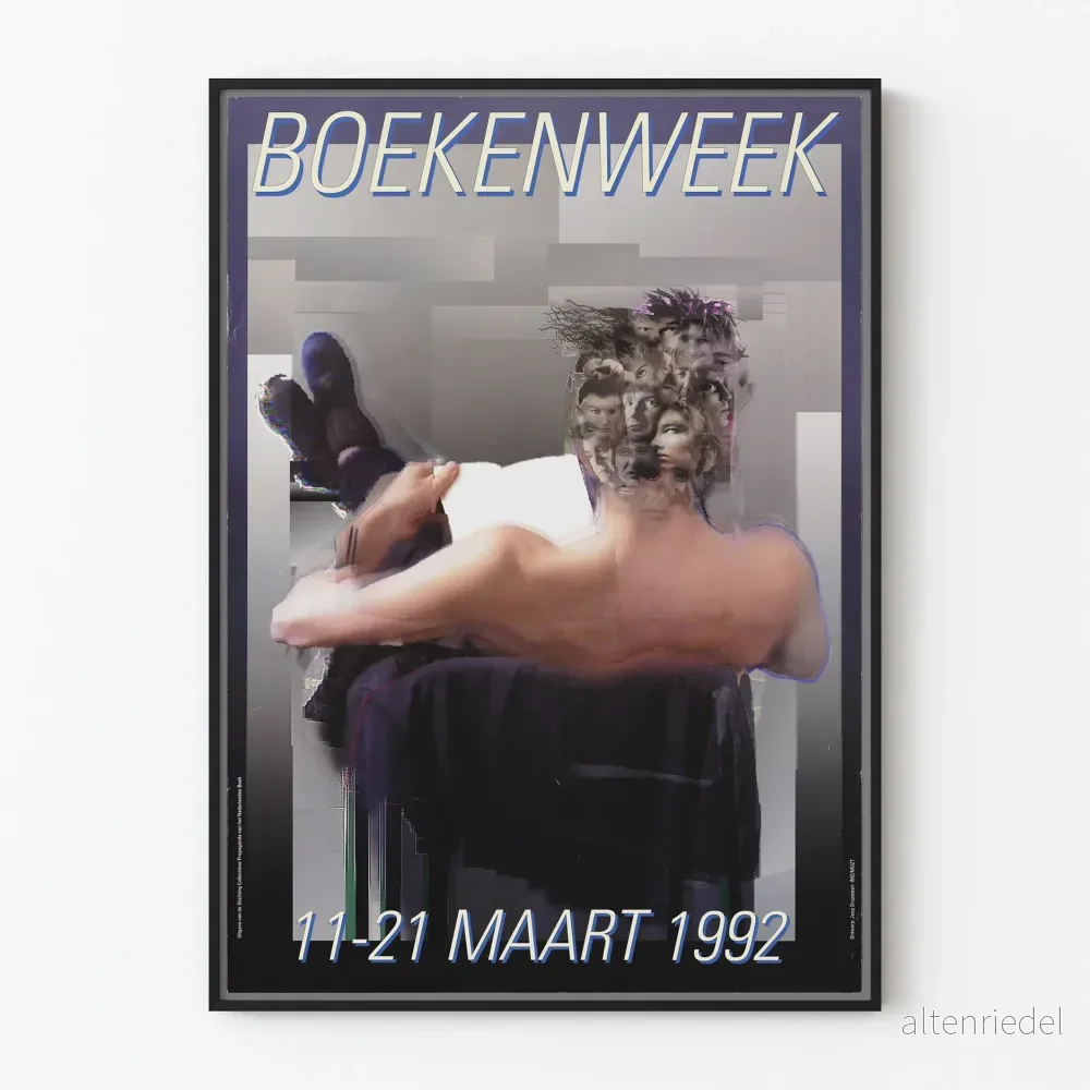 Vintageposter Boekenweek 1992 specialutgåva