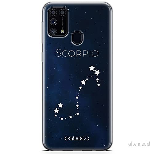 ERT GROUP mobiltelefonfodral för Samsung M31 originalt och officiellt licensierat Babaco mönster Zodiac Constellation 008 anpassad till formen på mobiltelefonen, fodral tillverkad av TPU plast 5903932196689