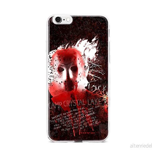 ERT GROUP mobiltelefonfodral för Iphone 6/6S originalt och officiellt licensierat Horror mönster Friday the 13th 016 optimalt anpassad till formen på mobiltelefonen, fodral tillverkad av TPU plast 5905511116705