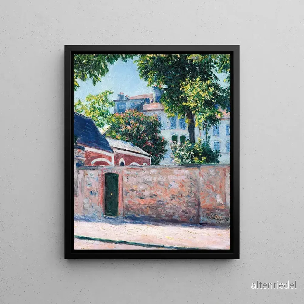 Målning Hus i Argenteuil - Gustave Caillebotte | Konsttryck