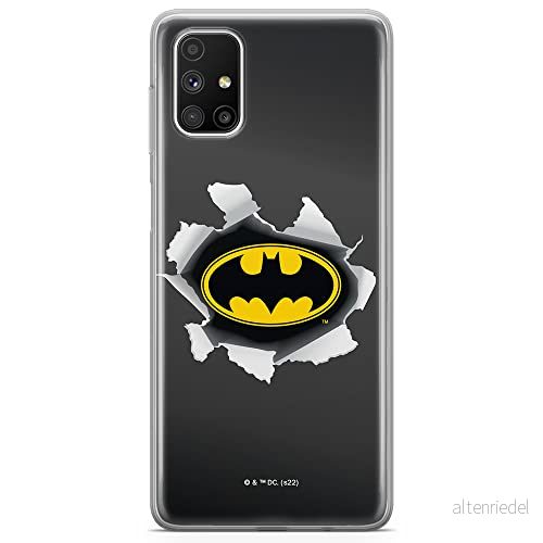 ERT GROUP mobiltelefonfodral för Samsung M51 originalt och officiellt licensierat DC mönster Batman 059 optimalt anpassad till formen på mobiltelefonen, fodral tillverkad av TPU plast 5905131535016