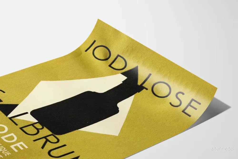 Vintageposter Iodalose Galbrun för väggdekoration - Bild 3
