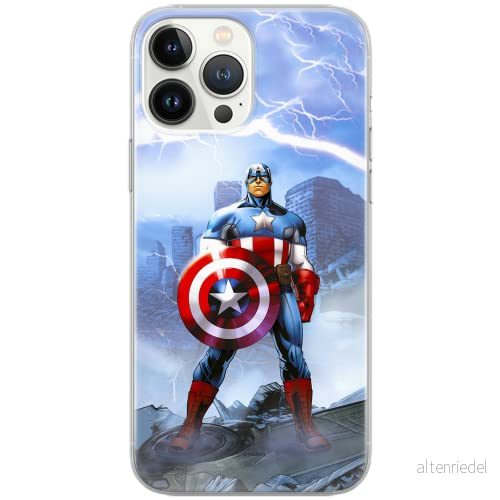 ERT GROUP mobiltelefonfodral för Samsung A51 originalt och officiellt licensierat Marvel mönster Captain America 003 Vit optimalt anpassad till formen på mobiltelefonen, fodral tillverkad av TPU plast 5903537490243
