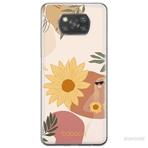 ERT GROUP mobiltelefonfodral för Xiaomi POCOPHONE X3 originalt och officiellt licensierat Babaco mönster Flowers 015 optimalt anpassad till formen på mobiltelefonen, fodral tillverkad av TPU plast 5903932620498