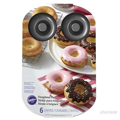 Wilton 03 3115 munk bakform, non stick stor, 6 hål, stål 70896631152