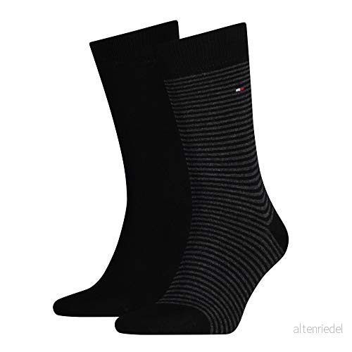 Tommy Hilfiger Strumpor - 2-pack - Storlek 43-46 - Svart 8718824979441