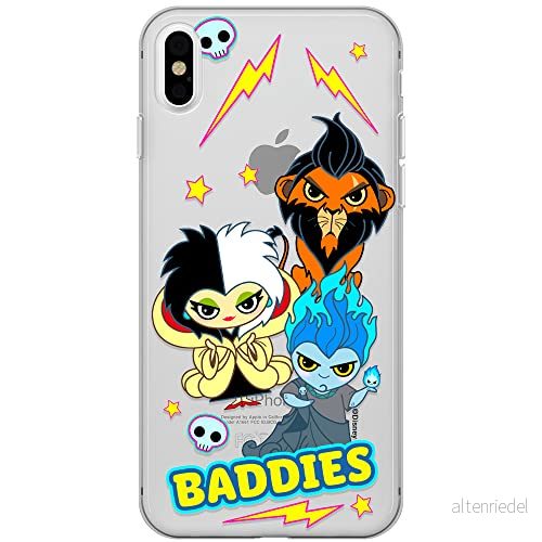 ERT GROUP mobiltelefonfodral för Iphone XS Max originalt och officiellt licensierat Disney mönster Villains 004 optimalt anpassad till formen på mobiltelefonen, gedeeltelijk transparant 5905131377173