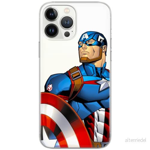 ERT GROUP mobiltelefonfodral för Samsung A71 originalt och officiellt licensierat Marvel mönster Captain America 011 Vit optimalt anpassad till formen på mobiltelefonen, gedeeltelijk transparant 5903537494258
