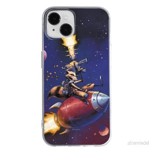 ERT GROUP mobiltelefonfodral för Apple Iphone 14 PLUS originalt och officiellt licensierat Marvel mönster Rocket 007 optimalt anpassad till formen på mobiltelefonen, fodral tillverkad av TPU plast 5905131895714