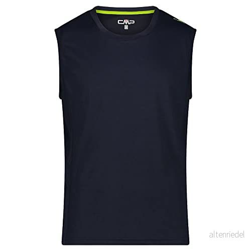CMP Canotta da Uomo, herrvandringströja, B.Blue Limegreen, 8058949069956
