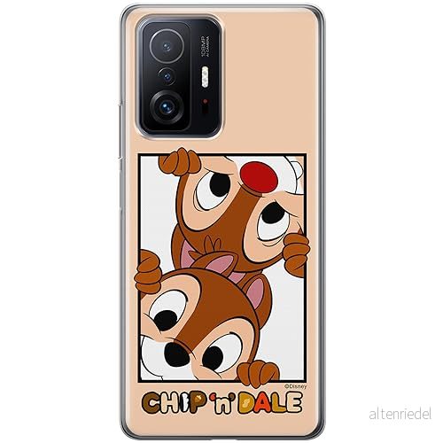ERT GROUP mobiltelefonfodral för Xiaomi 11T 5G / PRO originalt och officiellt licensierat Disney mönster Chip & Dale 005, fodral tillverkad av TPU plast 5905795022600