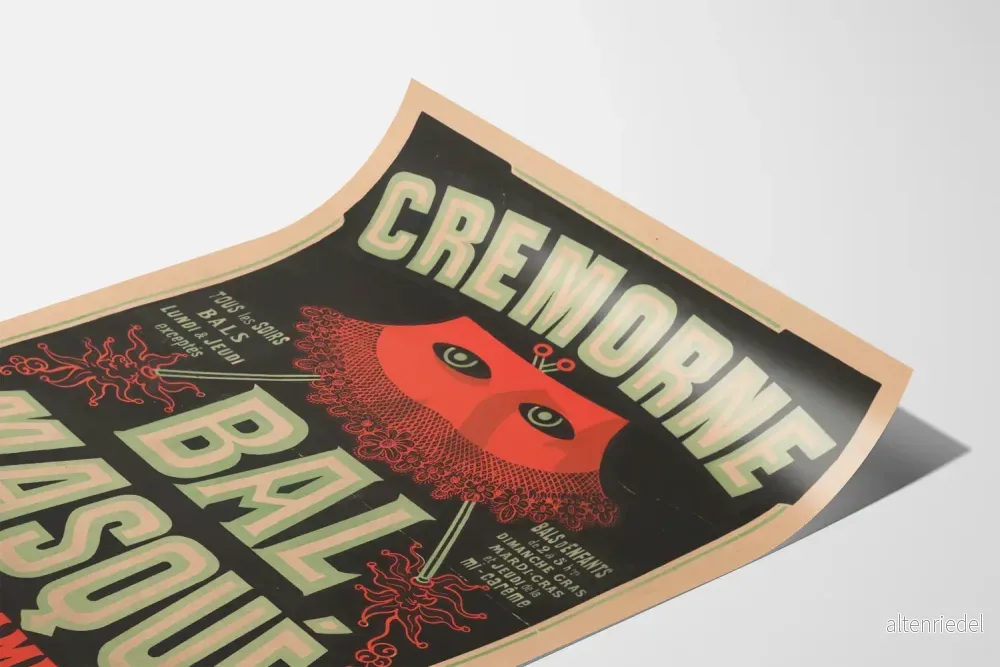 Vintageposter Bal Masqué Cremorne - Bild 3