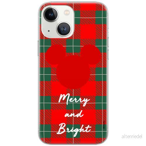 ERT GROUP mobiltelefonfodral för Iphone 13 originalt och officiellt licensierat Disney mönster Mickey 042 Vit optimalt anpassad till formen på mobiltelefonen, fodral tillverkad av TPU plast 5903932918946