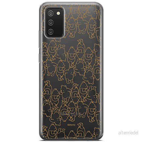 ERT GROUP mobiltelefonfodral för Samsung A02S originalt och officiellt licensierat Disney mönster Winnie the Pooh and friends 005 anpassad till formen på mobiltelefonen, gedeeltelijk transparant 5903040223796