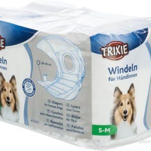 Trixie blöjor för tikar storlek S M midjeomfång 28 40cm (12 Pack) 4011905236322