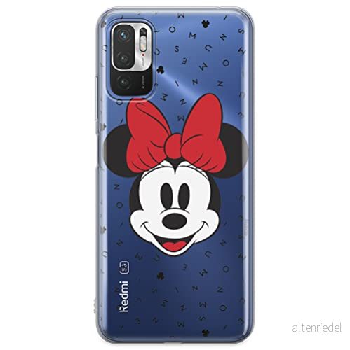 ERT GROUP mobiel telefoonhoesje voor Xiaomi REDMI NOTE 10 5G / POCO M3 PRO origineel en officieel erkend Disney patroon Minnie 056 aangepast aan de vorm van mobiele telefoon, gedeeltelijk bedrukt 5904805608636