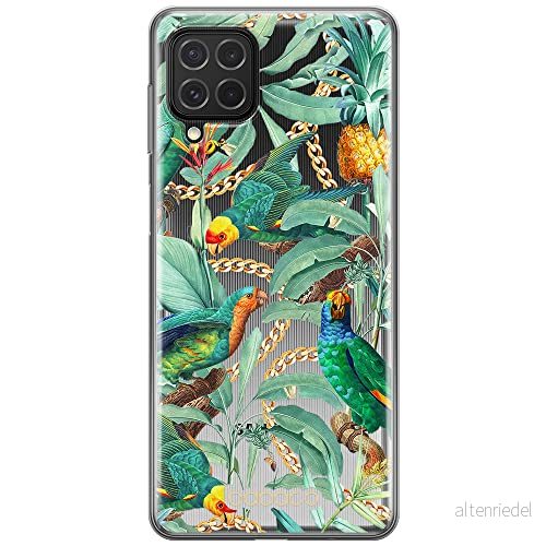 ERT GROUP mobiltelefonfodral för Samsung F62 / M62 originalt och officiellt licensierat Babaco mönster Flowers 058 optimalt anpassad till formen på mobiltelefonen, gedeeltelijk transparant 5905131371409
