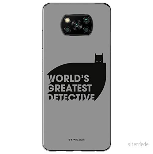 ERT GROUP mobiltelefonfodral för Xiaomi POCOPHONE X3 originalt och officiellt licensierat DC mönster Batman 051 optimalt anpassad till formen på mobiltelefonen, fodral tillverkad av TPU plast 5905131543837