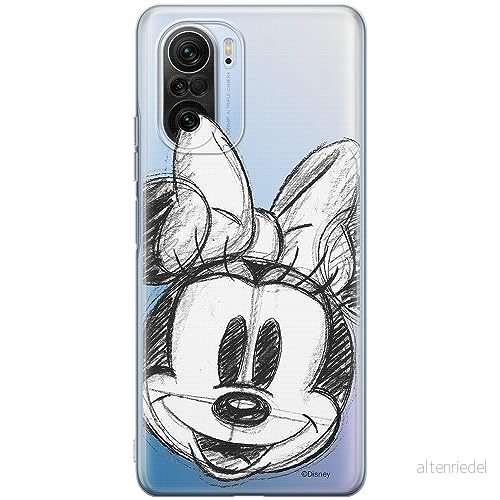 ERT GROUP mobiltelefonfodral för Xiaomi MI 11i/ REDMI K40/K40 PRO/POCO F3/ F3 PRO originalt och officiellt licensierat Disney mönster Minnie 012, gedeeltelijk transparant 5905511878795