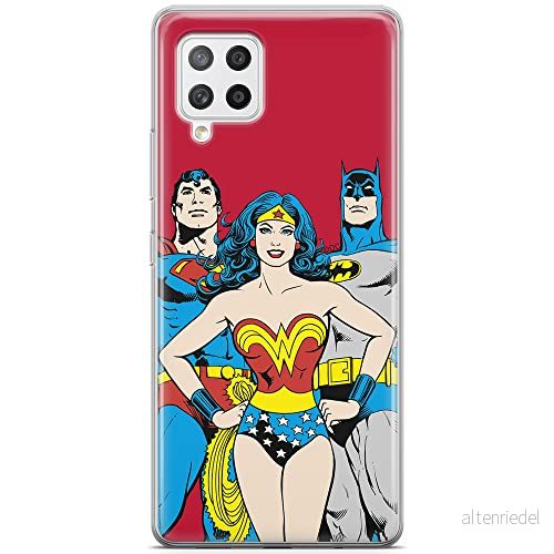 ERT GROUP mobiltelefonfodral för Samsung A42 5G originalt och officiellt licensierat DC mönster Justice League 003 optimalt anpassad till formen på mobiltelefonen, fodral tillverkad av TPU plast 5903040253847