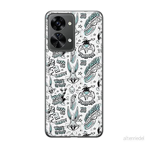 ERT GROUP mobiltelefonfodral för Oneplus NORD 2T 5G originalt och officiellt licensierat Looney Tunes mönster 004 optimalt anpassad till formen på mobiltelefonen, fodral tillverkad av TPU plast 5905511267254