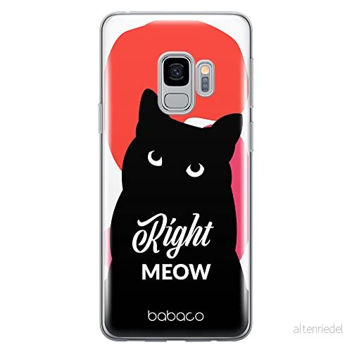 ERT GROUP mobiltelefonfodral för Samsung S9 originalt och officiellt licensierat Babaco mönster Cats 004 optimalt anpassad till formen på mobiltelefonen, fodral tillverkad av TPU plast 5905131114037