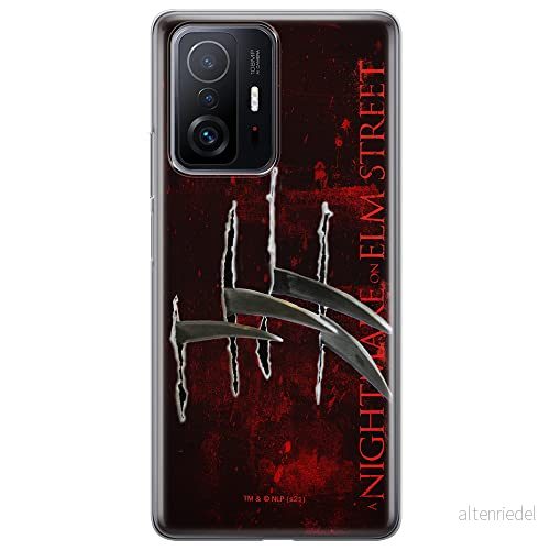 ERT GROUP mobiltelefonfodral för Xiaomi 11T 5G / PRO originalt och officiellt licensierat Horror mönster Nightmare of Elm Street 004, fodral tillverkad av TPU plast 5905511079185